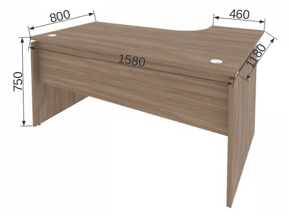 Офисная мебель ONIX O.SA-4L Стол эргономичный левый